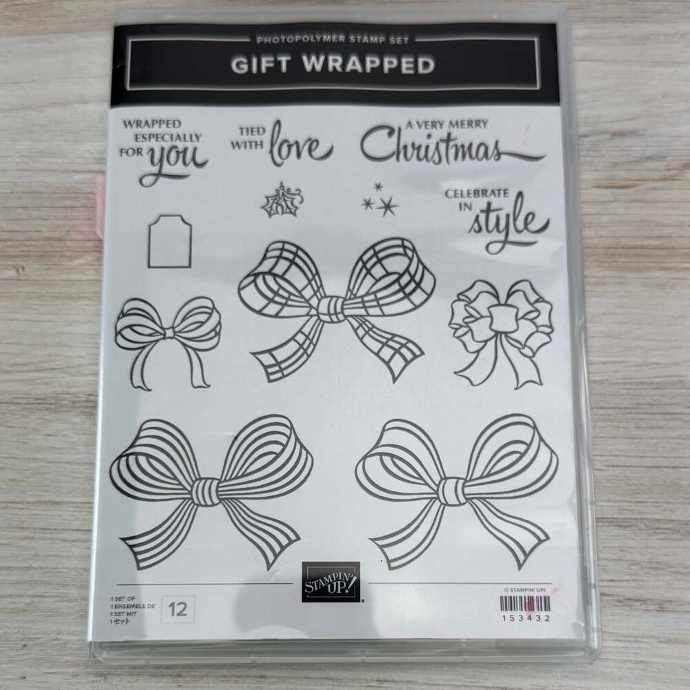 Stampin' Up! - Gift Wrapped Stamp Set + Punch